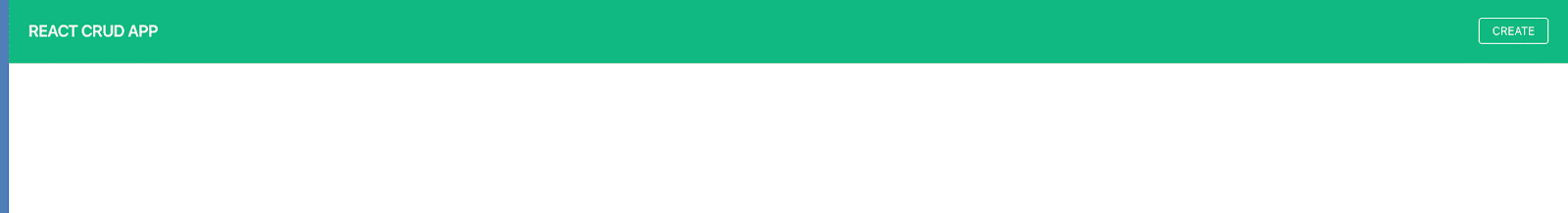 Aplicación React CRUD