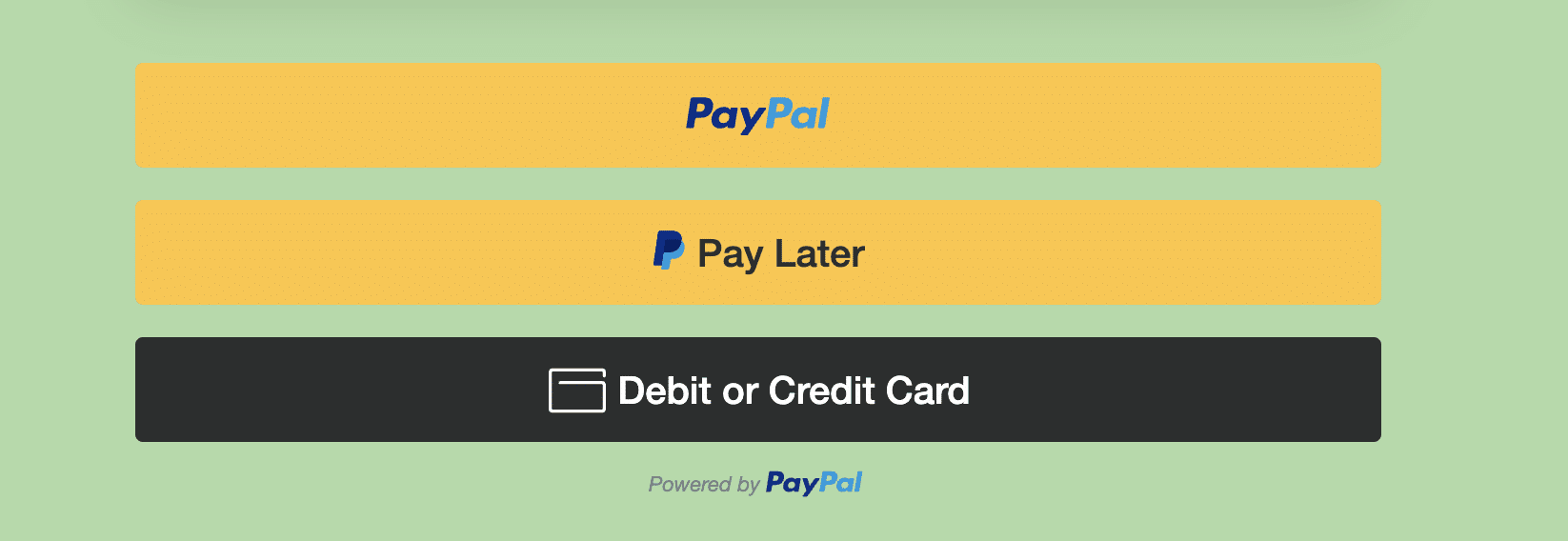paypal checkout