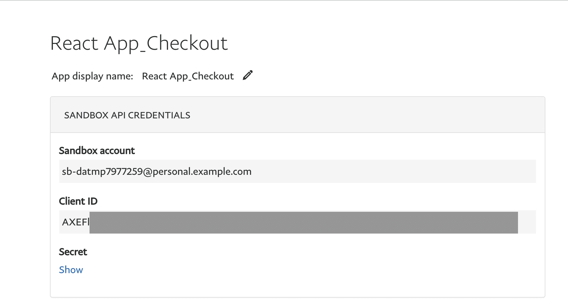 paypal checkout