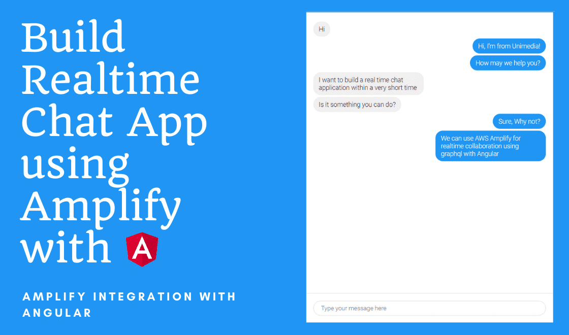 Chat with Angular AWS
