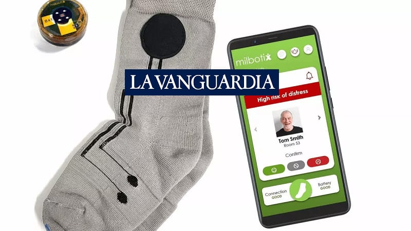 Estos calcetines predicen episodios de ansiedad y agresividad en personas con alzhéimer y demencia