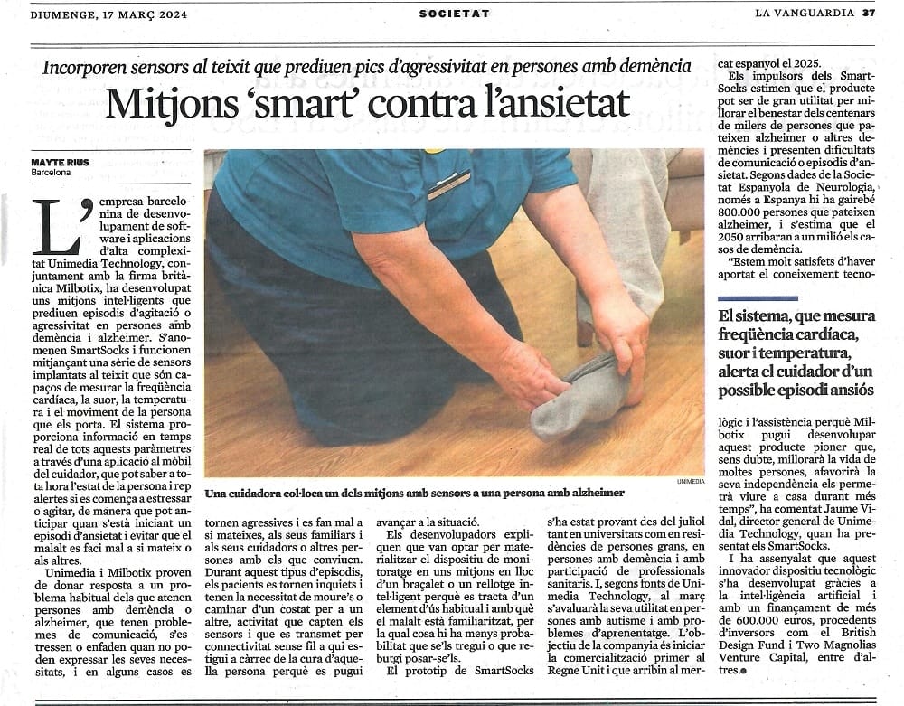 Calcetines “inteligentes” contra la ansiedad