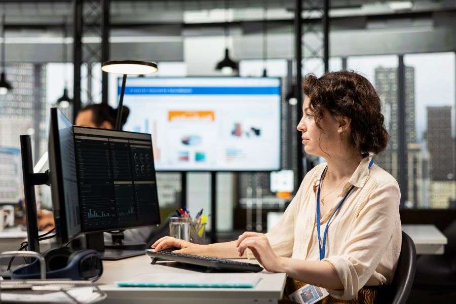 revenue generating software shown through performance metrics on a modern business dashboard