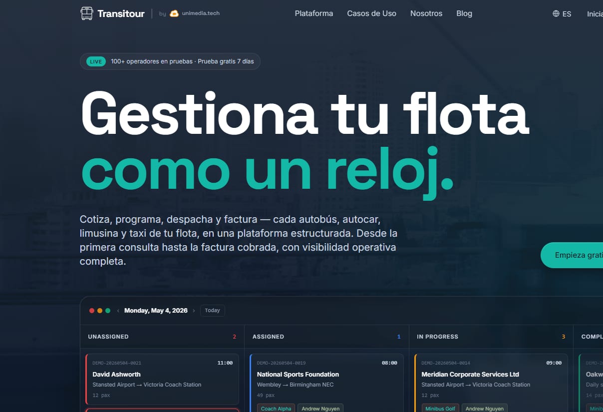Cómo utilizamos IA para desarrollar una plataforma SaaS para empresas de transporte